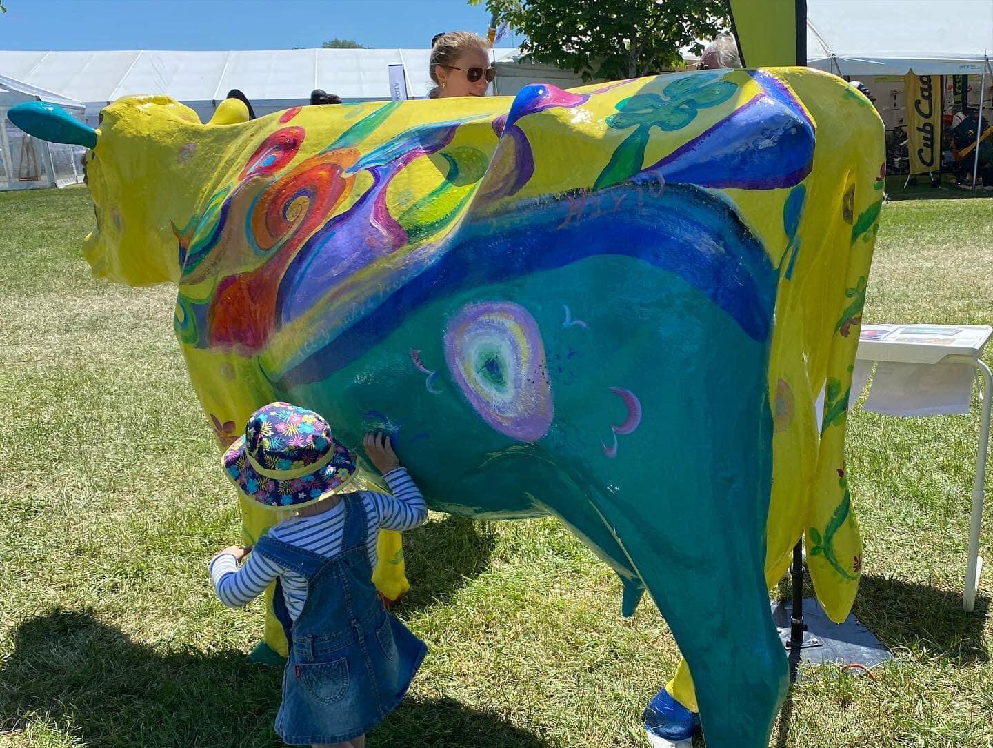 Dreaming cow